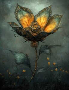 Glowing Mechanical Flower