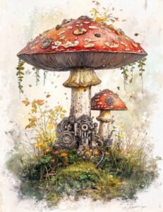Clockwork Mushroom Meadow