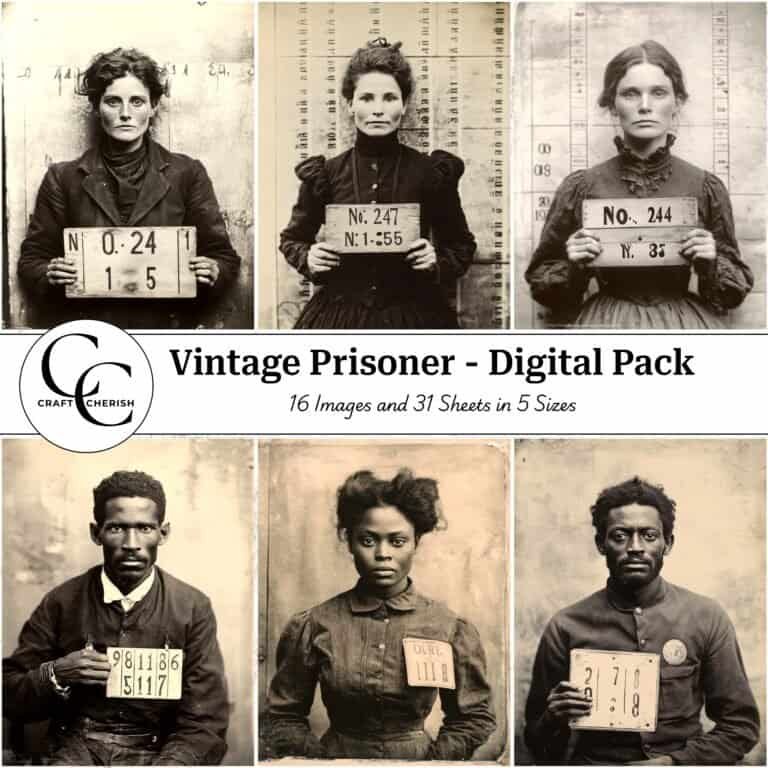 Vintage Prisoner Book - Digital Download Pack (Password Protected)