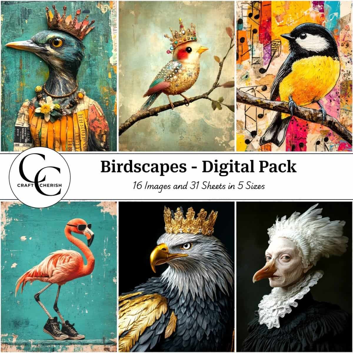 Birdscapes Book - Digital Download Pack (Password Protected)
