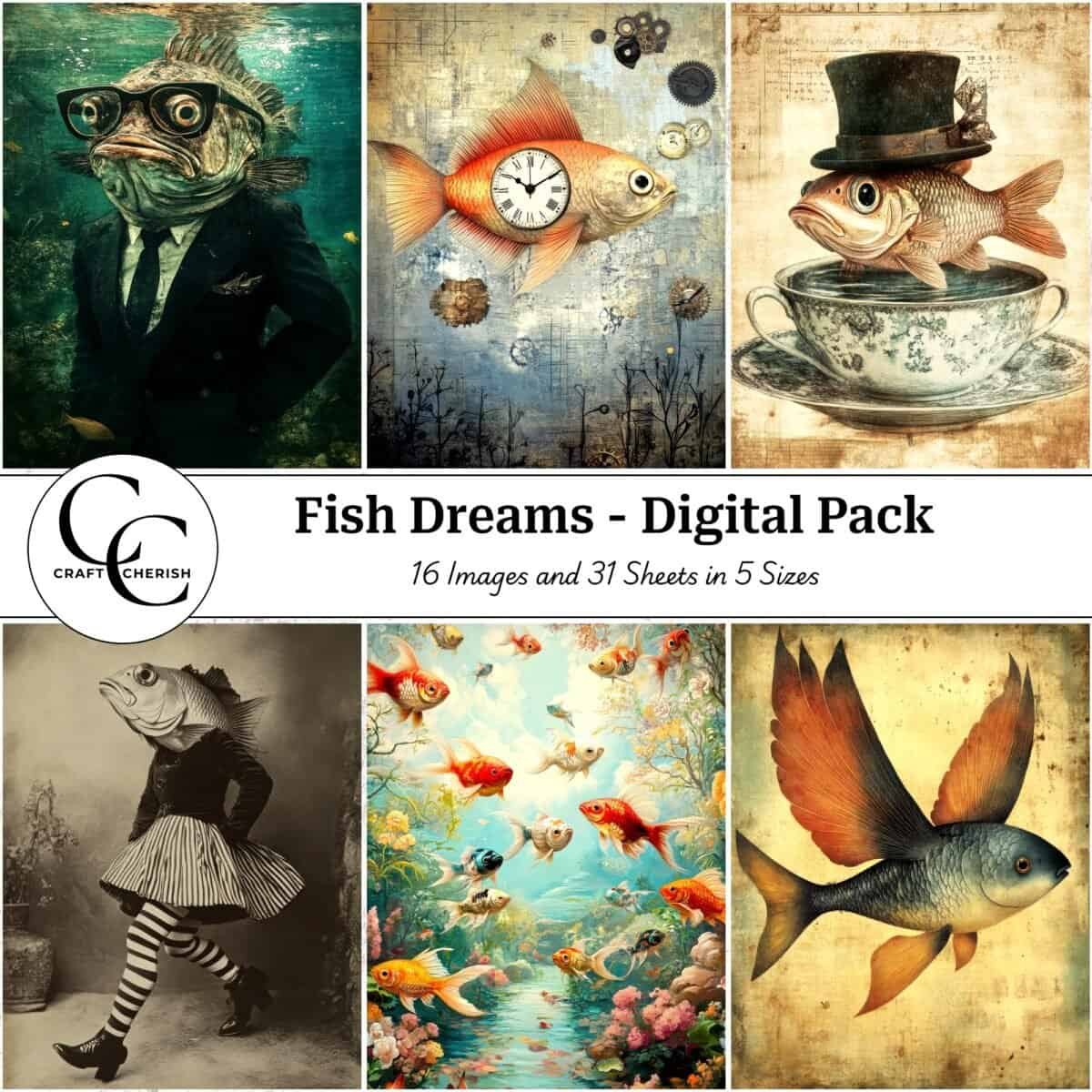 Fish Dreams Book - Digital Download Pack (Password Protected)