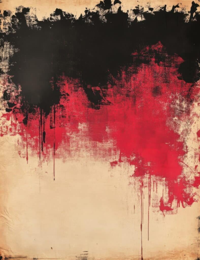 Ragged Fire and Ink Panel