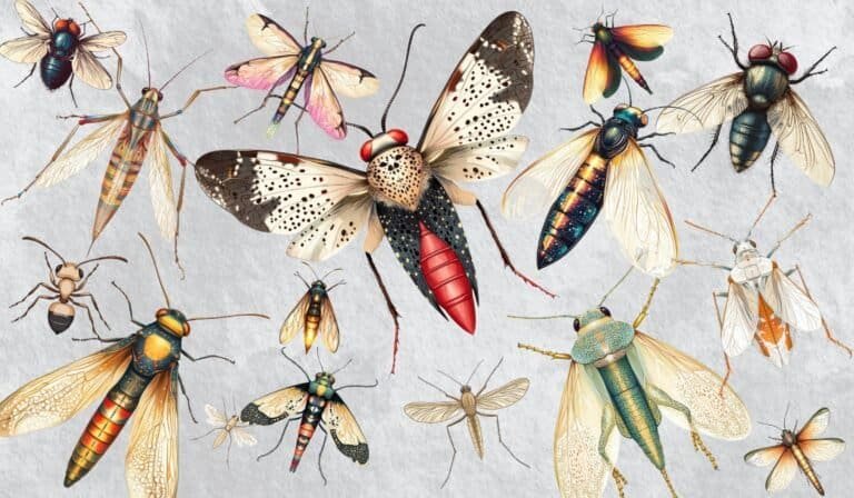 Free Insects and Bugs Clipart Images for Papercrafts