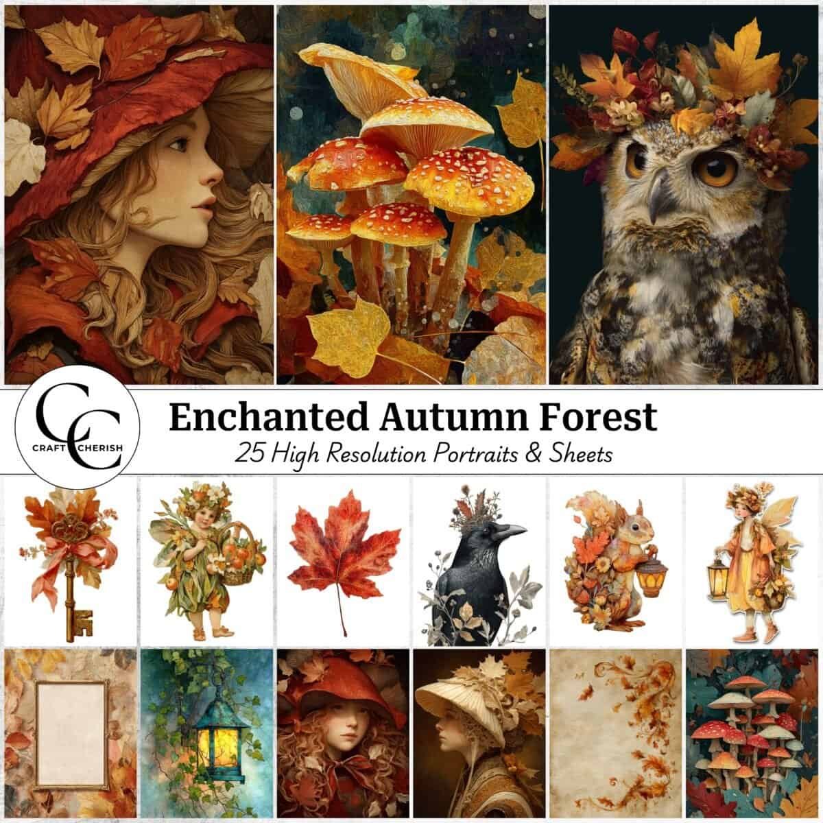 Enchanted Autumn Forest Digital Images (Password Protected)