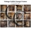 Vintage Gothic Grunge Frames, Distressed Grunge Photo Frames for Junk Journals, Scrapbook Printable – image 6