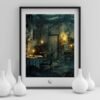 Creepy Surreal Background Printables, Haunted Whimsical Gothic (Digital Images) – image 3