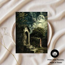 Creepy Surreal Background Printables, Haunted Whimsical Gothic (Digital Images) – image 2