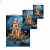 Underwater House Printable Images, Whimsical Ocean Abode Art for Junk Journals – image 2