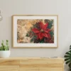 Vintage Christmas Junk Journal Paper, Festive Botanical Foliage Backgrounds for Scrapbooks – image 5